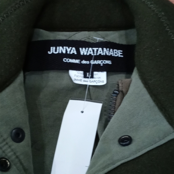 Comme Des Garcons olive green deconstruction jacke - Picture 6 of 16